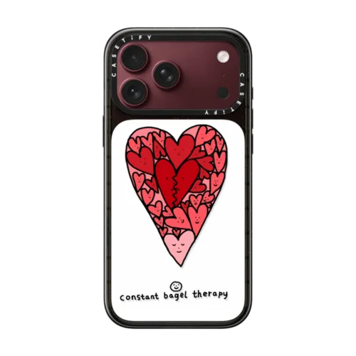 heart | iPhone 18 Pro Max / Impact Case MagSafe Compatible - Glossy / Glossy Black | Image 1
