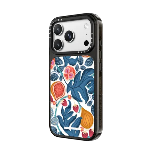 Figs & Strawberries | iPhone 18 Pro Max / Impact Case MagSafe Compatible - Glossy / Glossy Black | Image 2