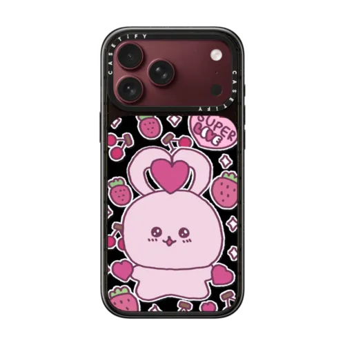 SUPER LOVE | iPhone 18 Pro Max / Impact Case MagSafe Compatible - Glossy / Glossy Black | Image 1