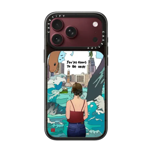 Ur Gonna B Ok | iPhone 18 Pro Max / Impact Case MagSafe Compatible - Glossy / Glossy Black | Image 1
