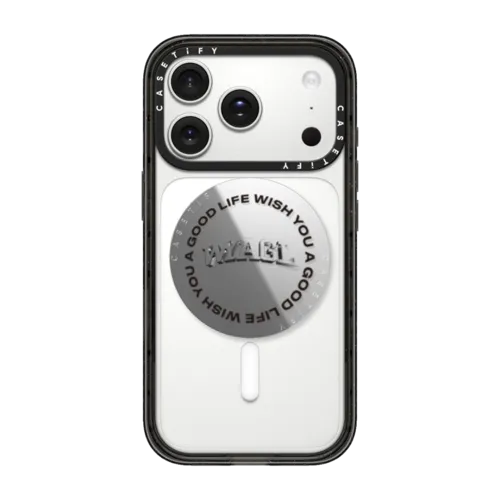 WYAGL Logo Grip Stand | Snappy Grip Stand / Snappy Mirror Grip Stand MagSafe Compatible / Silver | Image 1