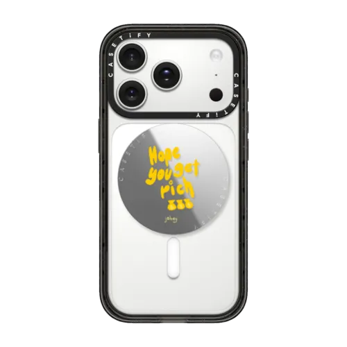 Hope You Get Rich | Snappy Grip Stand / Snappy Mirror Grip Stand MagSafe Compatible / Silver | Image 1