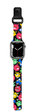 Simple Cat iWatch - 01 | Apple Watch Series 7-9 (45mm) / Impact Band / Black | Image 1