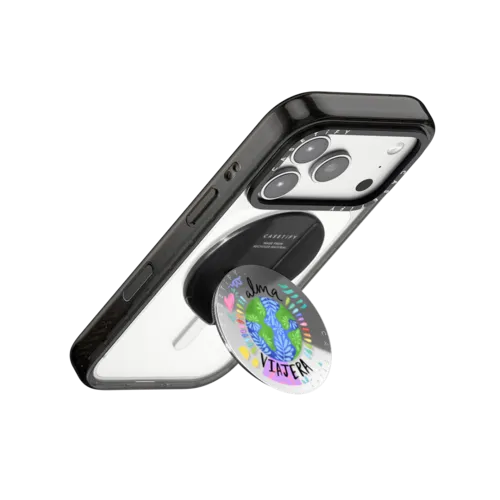 Alma Viajera | Snappy Grip Stand / Snappy Mirror Grip Stand MagSafe Compatible / Silver | Image 3