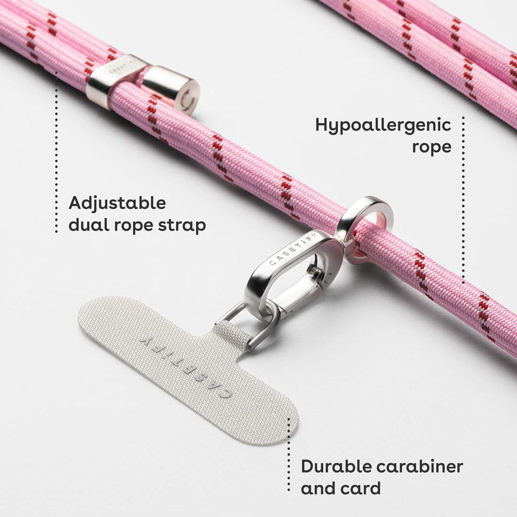 Rope Cross-body Strap - Charcoal (8mm)