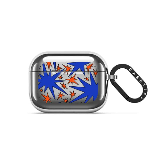Solar Flair - Blue and Orange Wonky Stars | Image 1