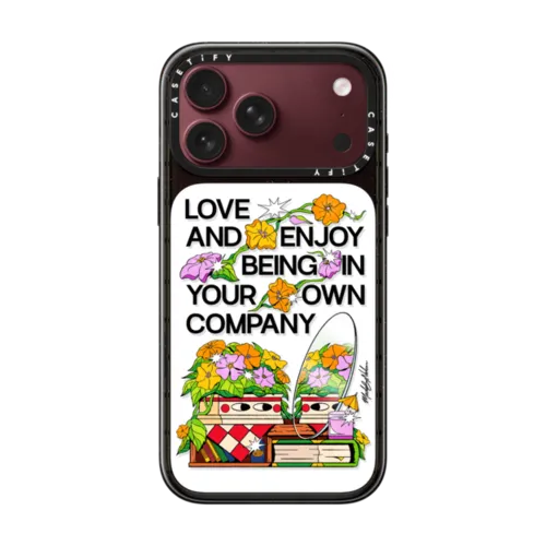 Love Your Company Clear by MadeByNelson | iPhone 18 Pro Max / Impact Case MagSafe Compatible - Glossy / Glossy Black | Image 1