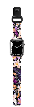 Flower Halo | Apple Watch Series 7-9 (45mm) / Impact Band / Black | Image 1