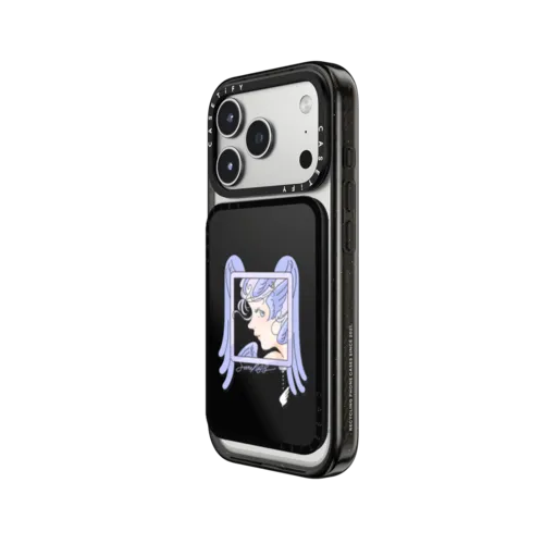 SERAPH BY SAITEMISS | Snappy Cardholder Stand / Snappy Cardholder Stand MagSafe Compatible / Black | Image 2