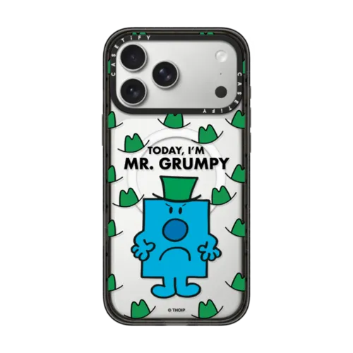 Mr. Grumpy Case | iPhone 17 Pro Max / Impact Case MagSafe Compatible / Black | Image 1