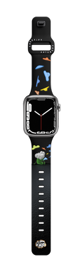 My Little Martian 04 Apple Watch Band | Apple Watch Series 7-9 (45mm) / Impact Band / Black | Image 1