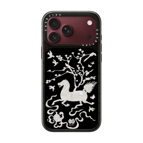 Year of the Horse Phone Case | iPhone 18 Pro Max / Impact Case MagSafe Compatible - Glossy / Glossy Black | Image 1