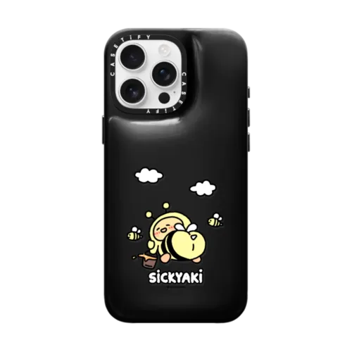 honeybee sickyaki | iPhone 16 Pro Max / Pillow Case / Phantom Black | Image 1