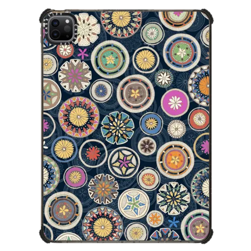 pango mandala echo iPad | iPad Pro 11-inch (3rd/4th gen) / iPad Impact Case / Black | Image 1