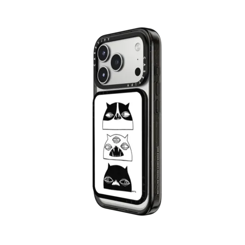Stack Cats | Snappy Cardholder Stand / Snappy Cardholder Stand MagSafe Compatible / Black | Image 2