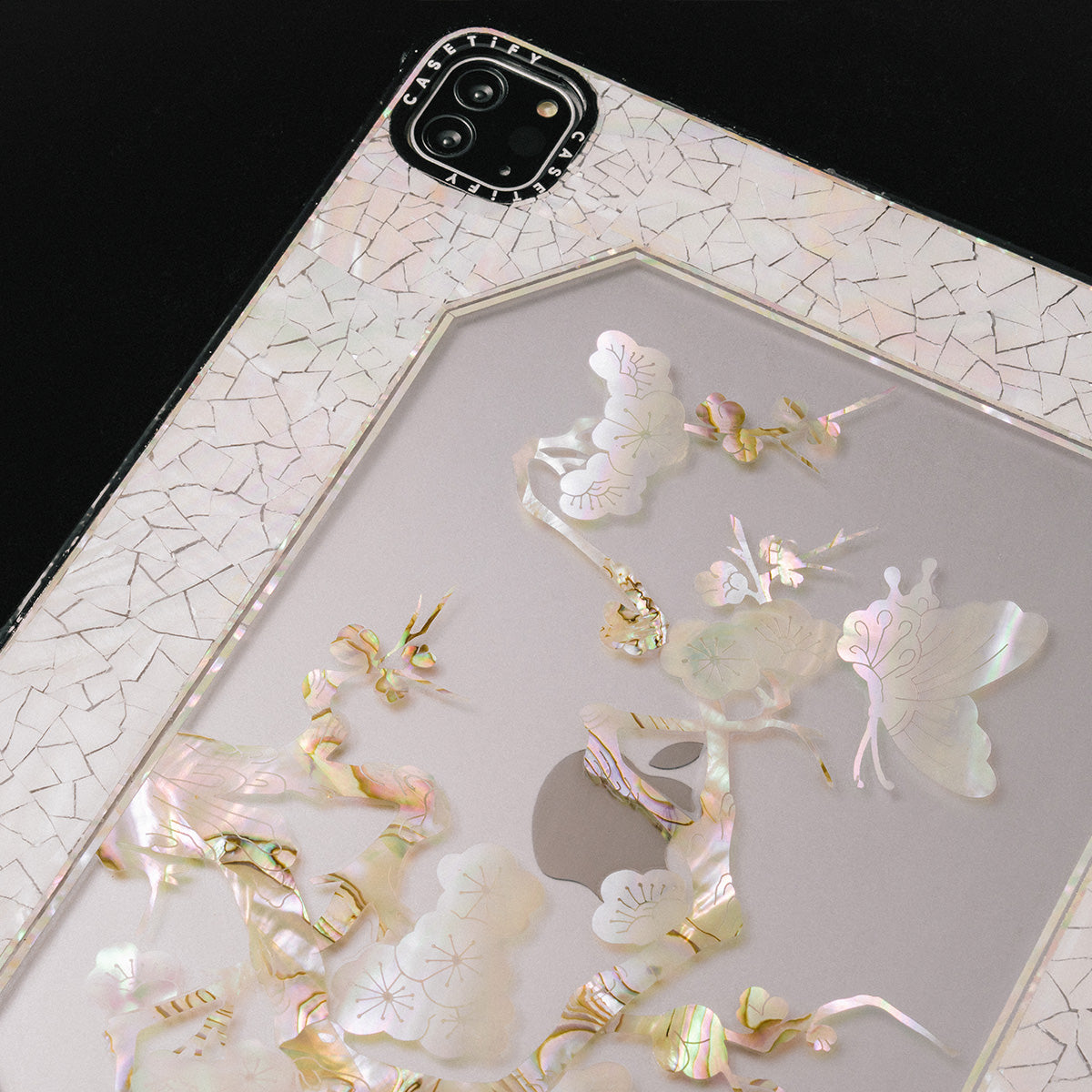 Miss Sohee Mother of Pearl Tablet Case - Ivory - iPad Pro 12.9 (5th/6th Gen)
