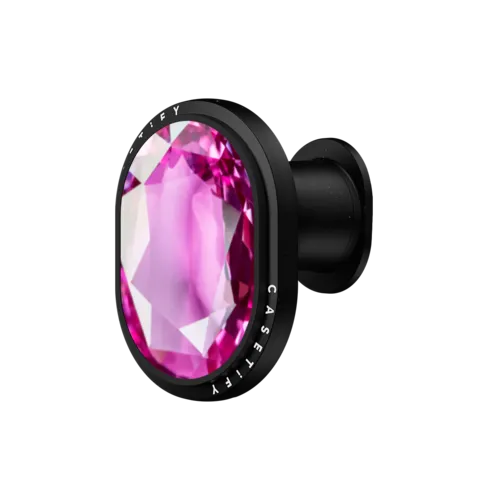 Ruby Gemstone | PowerThru Wireless Car Charger / PowerThru Wireless Car Charger MagSafe Compatible  / Black | Image 1