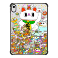 Lucky Cat | iPad 10.9-inch (10th gen) / iPad Impact Case / Black | Image 1