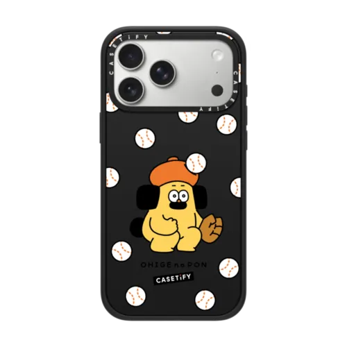 Baseball Case | iPhone 17 Pro Max / Impact Case MagSafe Compatible / Matte Black | Image 1