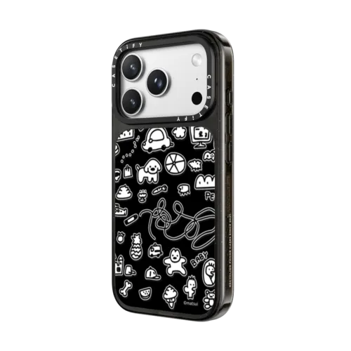 Dog World | iPhone 18 Pro / Impact Case MagSafe Compatible - Glossy / Glossy Black | Image 2