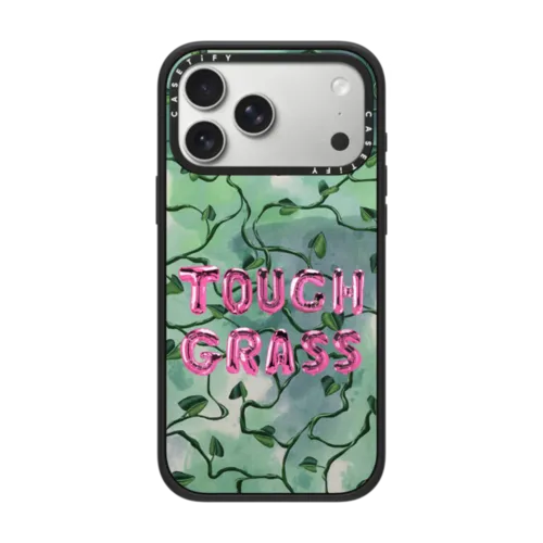 Touch Grass | iPhone 17 Pro Max / Impact Case MagSafe Compatible / Matte Black | Image 1