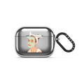 Face Mask Bunny | AirPods Pro 3 / Earbuds Mirror Case / Silver | Image 1