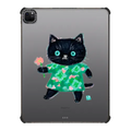 FlOWER CAT | iPad Pro 12.9-inch (5th/6th gen) / iPad Impact Case / Black | Image 1