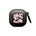 SAKURA CHERRY SATURDAY | Galaxy Buds2 / Earbuds Impact Case / Black | Image 1