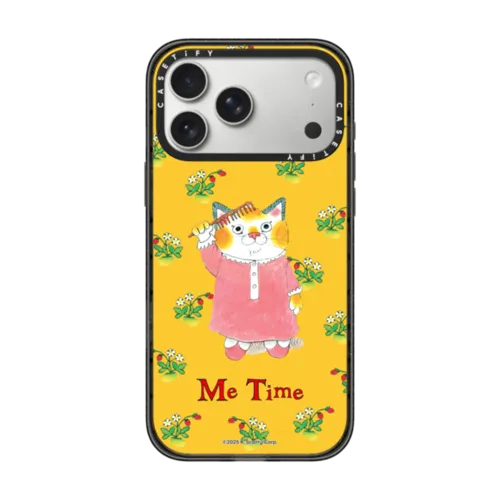 Me Time Sally Phone Case | iPhone 17 Pro Max / Impact Case MagSafe Compatible / Black | Image 1