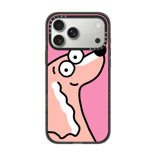 Dog Selfie | iPhone 17 Pro Max / Impact Case MagSafe Compatible / Black | Image 1