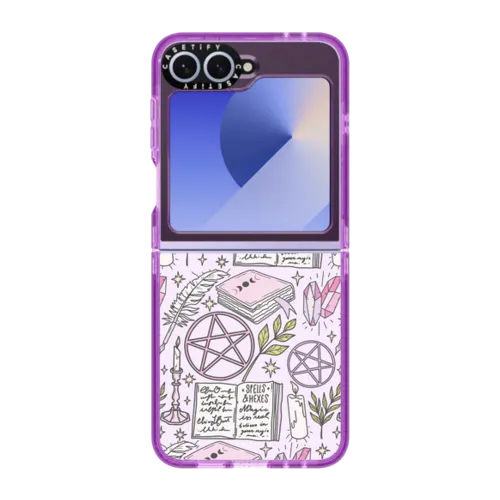 Witch Grimoire | Galaxy Z Flip6 / Impact Case / Purple | Image 1