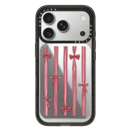 Ribbon Play | Snappy Cardholder Stand / Snappy Mirror Cardholder Stand MagSafe Compatible / Silver | Image 1