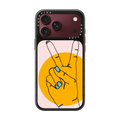 Peace Sign by aLILscribble | iPhone 18 Pro Max / Impact Case MagSafe Compatible - Glossy / Glossy Black | Image 1