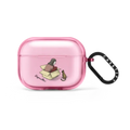 Box and Cat Earbuds Case | AirPods Pro 2 / Earbuds Impact Case / Pink Fizz | Image 1