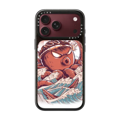 Takoyaki Attack | iPhone 18 Pro Max / Impact Case MagSafe Compatible - Glossy / Glossy Black | Image 1