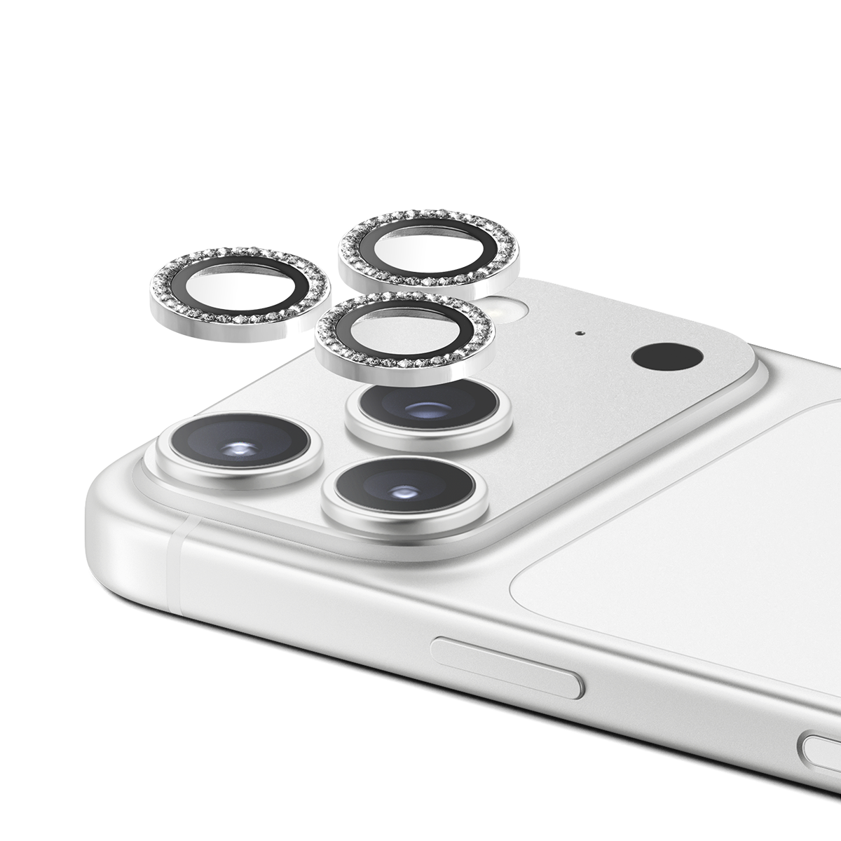 iPhone 17 Pro Max Camera Lens Gem - Silver | Image 1