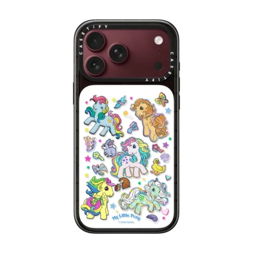 My Little Pony StickerMania Case | iPhone 18 Pro Max / Impact Case MagSafe Compatible - Glossy / Glossy Black | Image 1