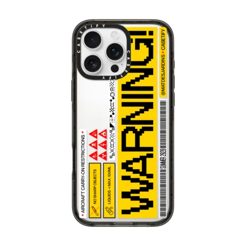 Security Check | iPhone 16 Pro Max / Impact Case / Black | Image 1