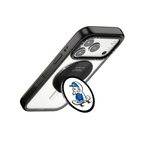 Skater JOHN (Enjoy Life) | Snappy Grip Stand / Snappy Grip Stand MagSafe Compatible / Black | Image 3