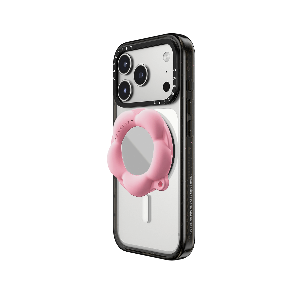 Snappy Candy Mirror Grip Stand - Pink