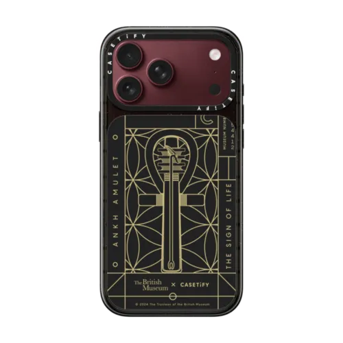 The Amulet Case - Ankh | iPhone 18 Pro Max / Impact Case MagSafe Compatible - Glossy / Glossy Black | Image 1
