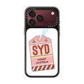 Sydney Travel Tag | iPhone 18 Pro Max / Impact Case MagSafe Compatible - Glossy / Glossy Black | Image 1