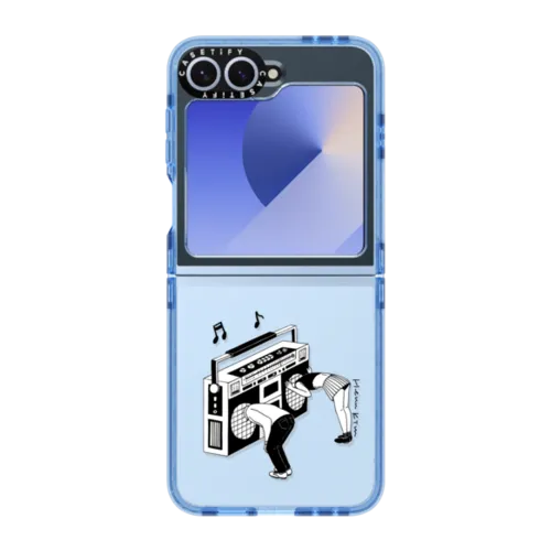 Radiohead | Galaxy Z Flip6 / Impact Case / Baby Blue | Image 1