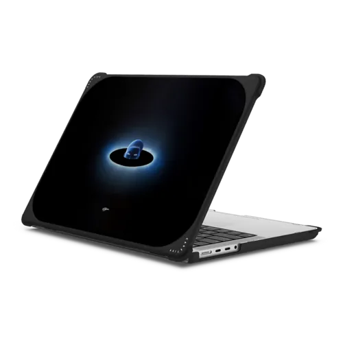 The Black Hole Macbook Case | MacBook Pro 14-inch (M1 - M5) / MacBook Bounce Case / Black | Image 1