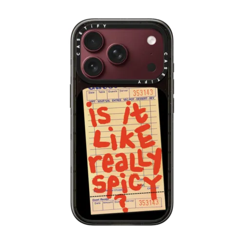 The Like Really Spicy Case | iPhone 18 Pro / Impact Case MagSafe Compatible - Glossy / Glossy Black | Image 1