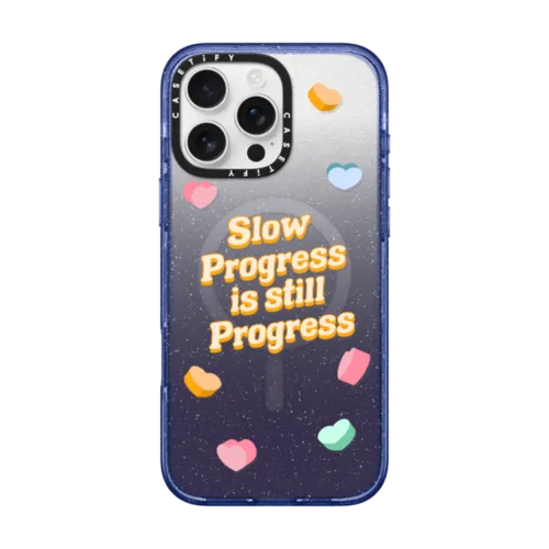 STILL PROGRESS | iPhone 16 Pro Max / Impact Case MagSafe Compatible / Glitter Indigo | Image 1