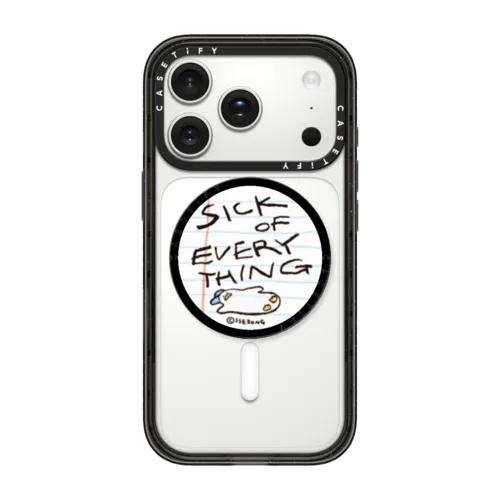 Doodles On A Notebook | Snappy Grip Stand / Snappy Grip Stand MagSafe Compatible / Black | Image 1