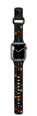 Heliotrope Watch Band | Apple Watch Series 7-9 (45mm) / Impact Band / Black | Image 1