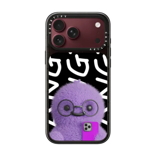 TANG in Glasses | iPhone 18 Pro Max / Impact Case MagSafe Compatible - Glossy / Glossy Black | Image 1
