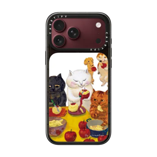 preparing the tarte tatin | iPhone 18 Pro Max / Impact Case MagSafe Compatible - Glossy / Glossy Black | Image 1